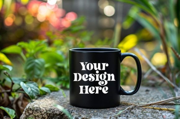 Download Coffee Mug Mockup Placed on a Garden - Mug Collection