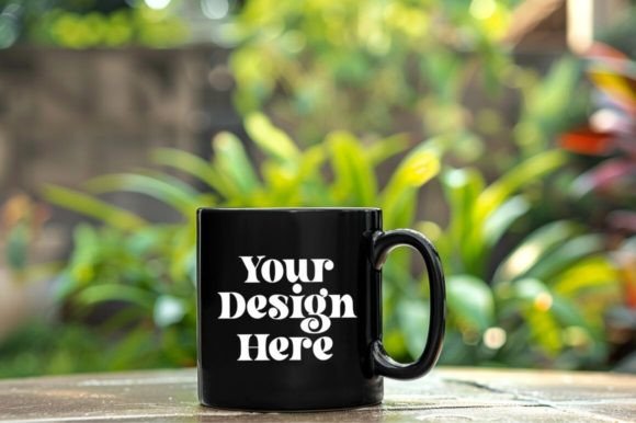 Download Coffee Mug Mockup Placed on a Garden - Mug Collection