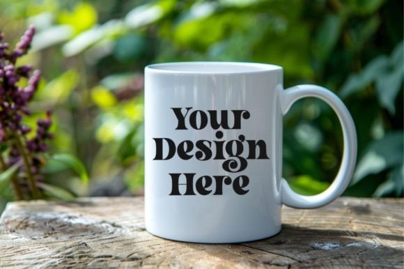 Download Coffee Mug Mockup Placed on a Garden - Mug Collection