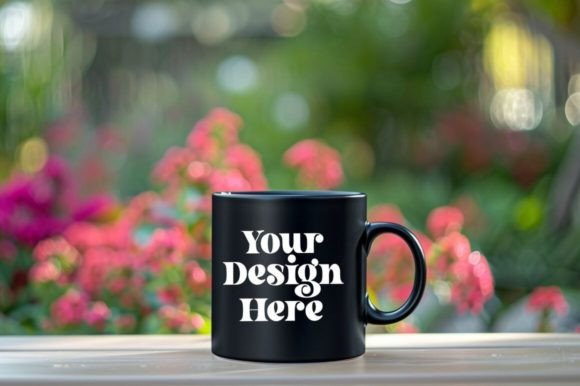Download Coffee Mug Mockup Placed on a Garden - Mug Collection