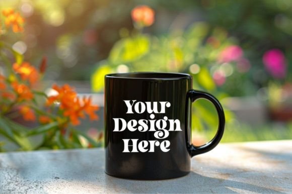 Download Coffee Mug Mockup Placed on a Garden - Mug Collection